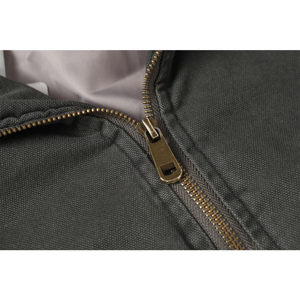 Vintage Patchwork Distressed Bomber Jacket - Thrashink