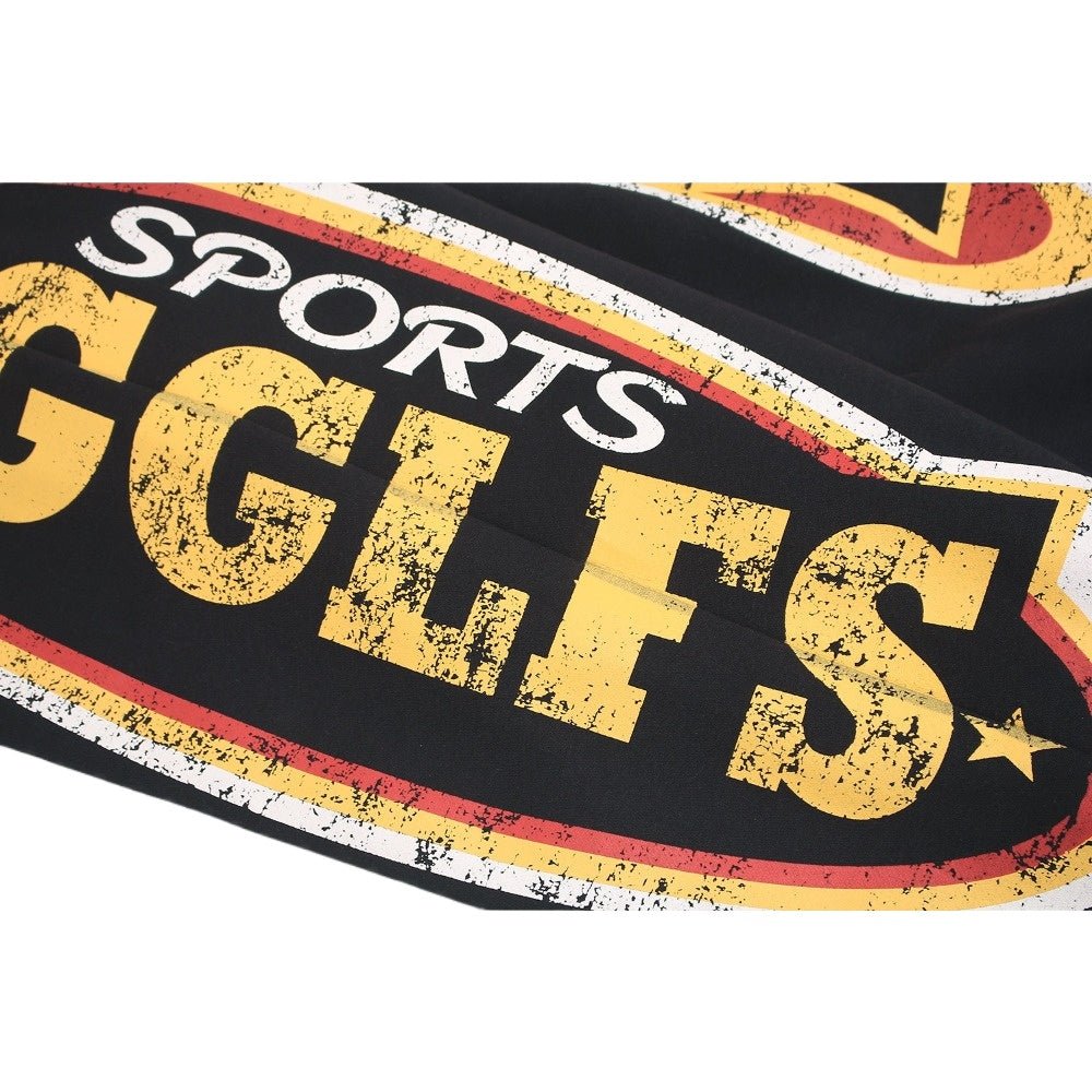 Vintage Sporty Graphic Drawstring Sweatpants - Thrashink