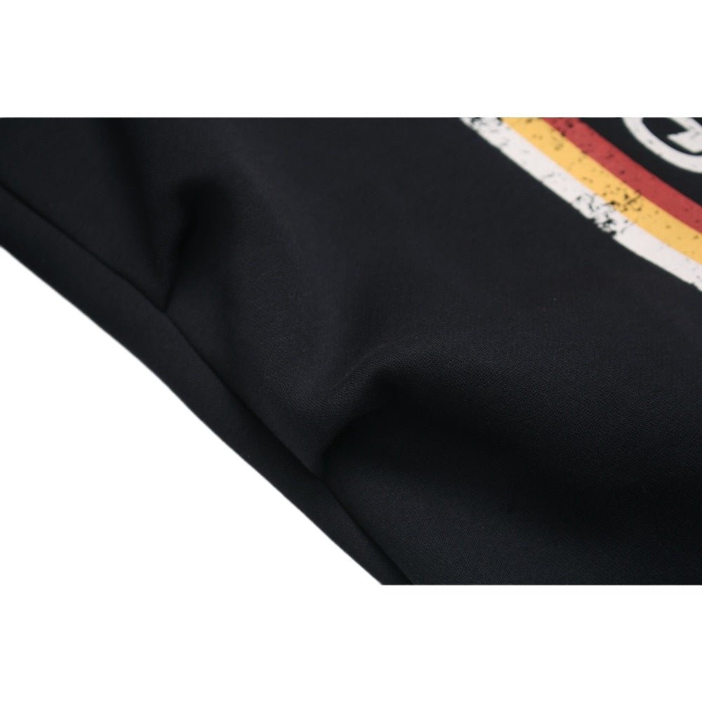 Vintage Sporty Graphic Drawstring Sweatpants - Thrashink