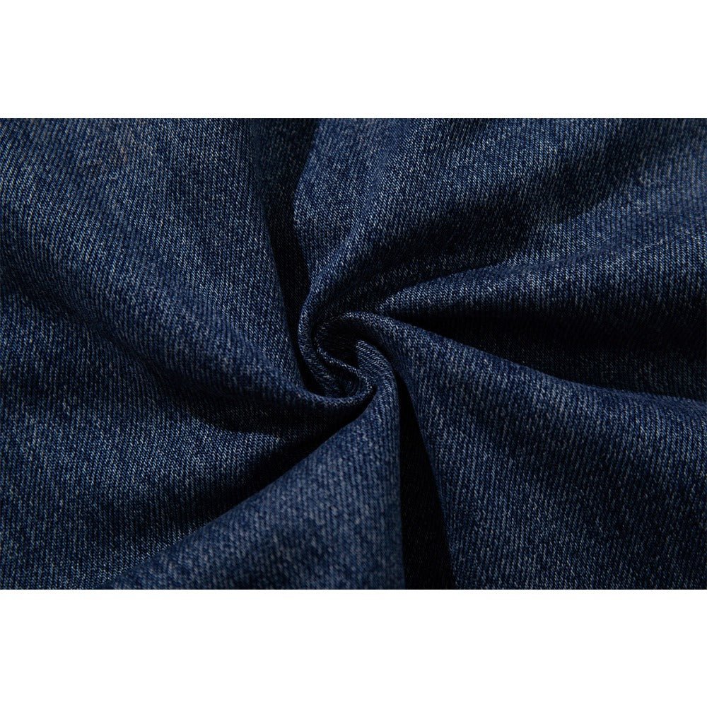 Vintage Wash Destroyed Frayed Edges Jeans - Thrashink