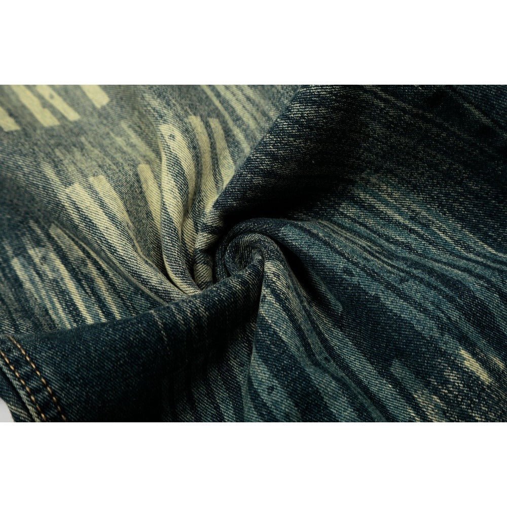 Vintage Wash Graffiti Letter Baggy Jeans - Thrashink