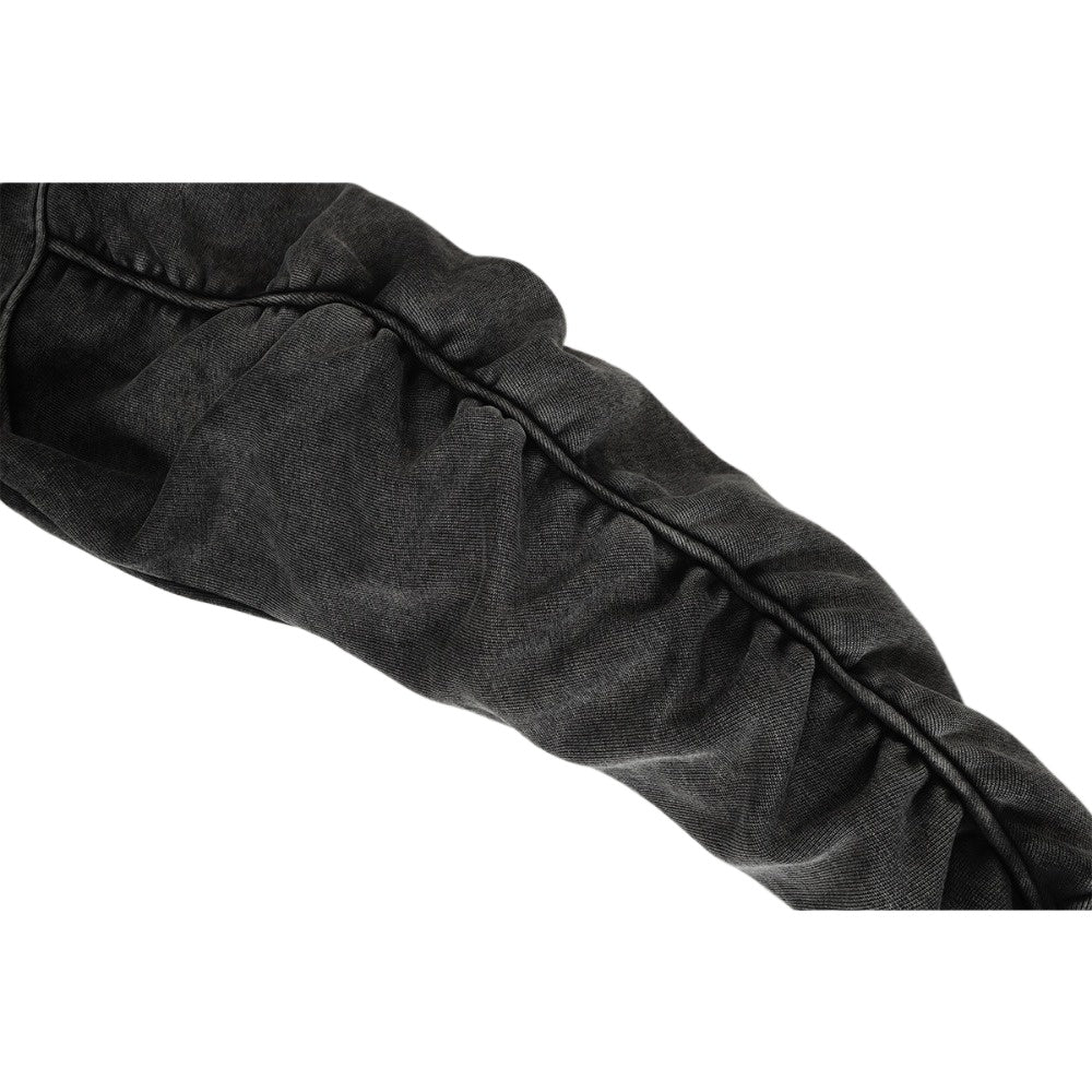 Vintage Washed Denim Zip - Up Hoodie - Thrashink