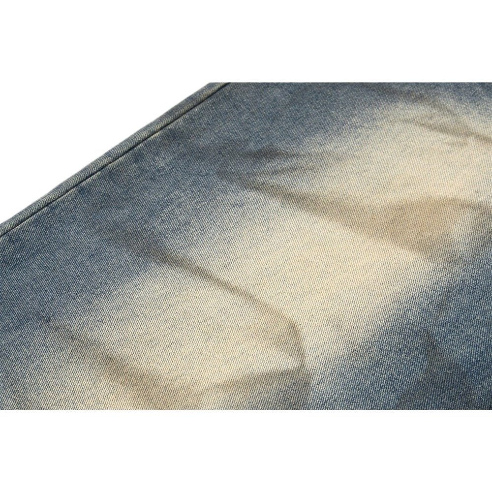 Vintage Washed Faded Wide Leg Jeans - Thrashink