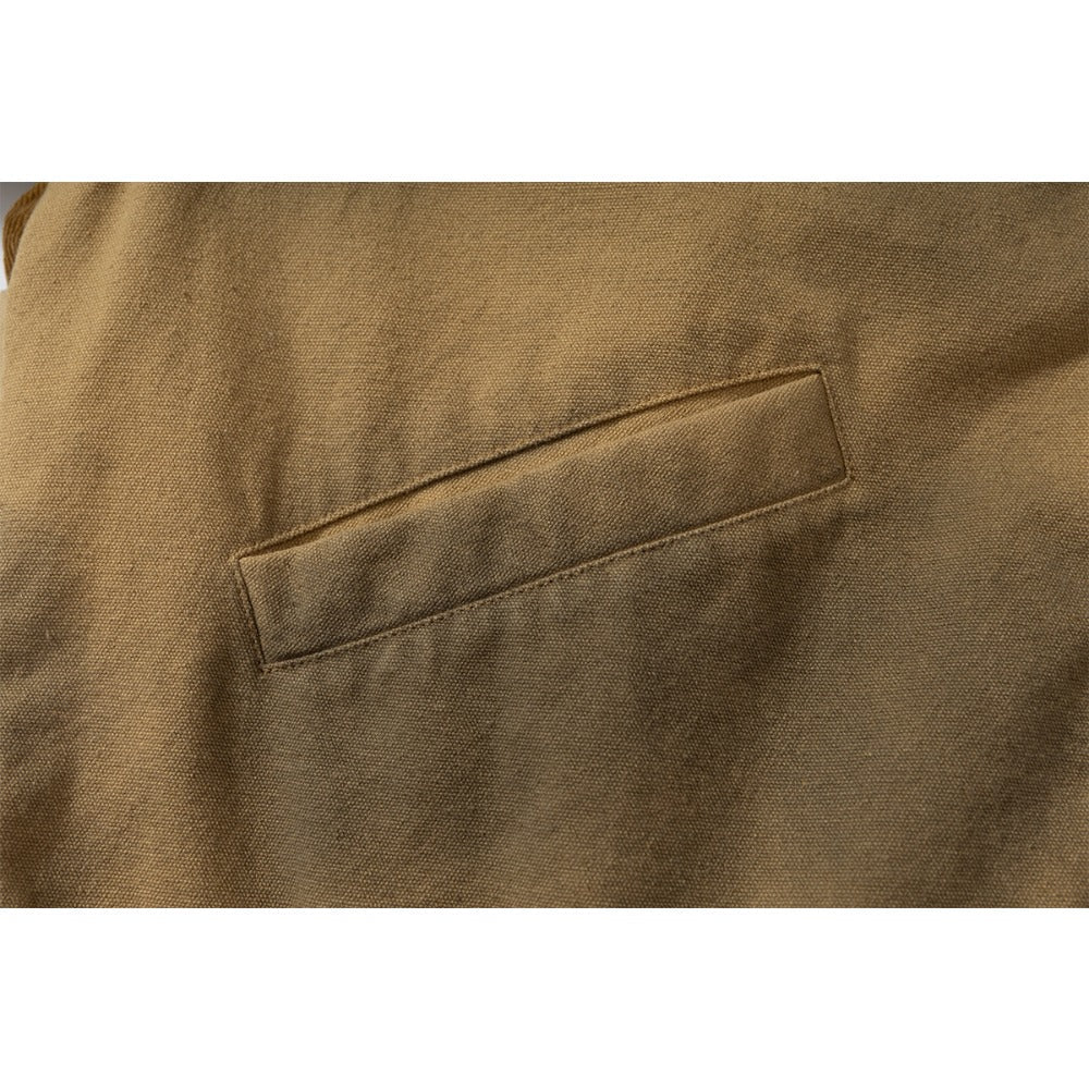 Vintage Washed Faux Fur Hooded Jacket - Thrashink