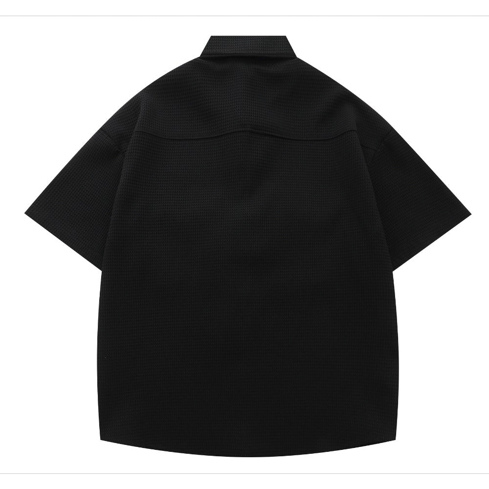 Waffle Chain Shirt - Thrashink