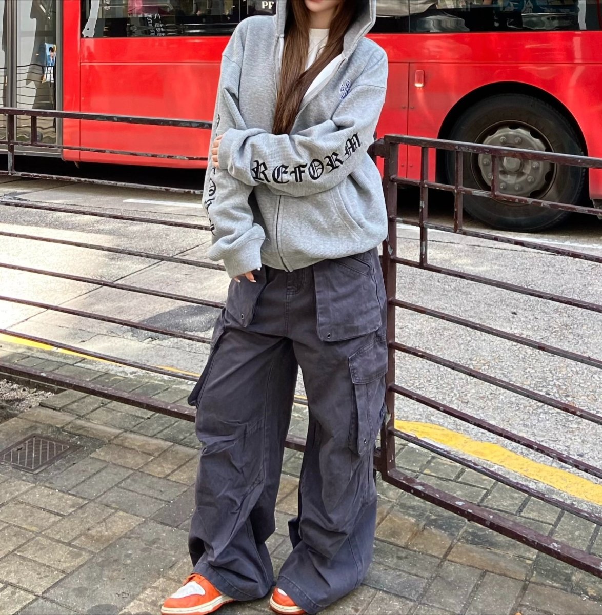 Waffle Hooded Pullover Hoodie - Thrashink