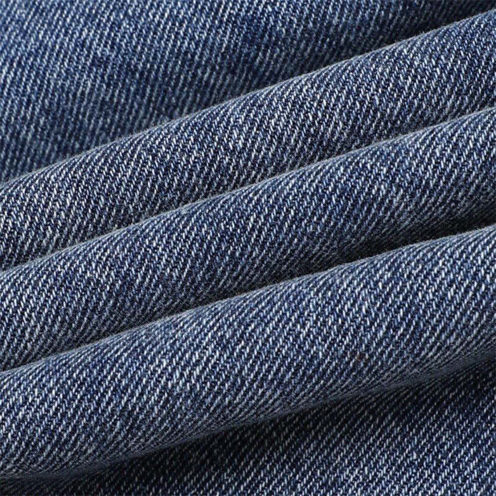 Washed Distressed Deconstructed Work Jeans - Thrashink