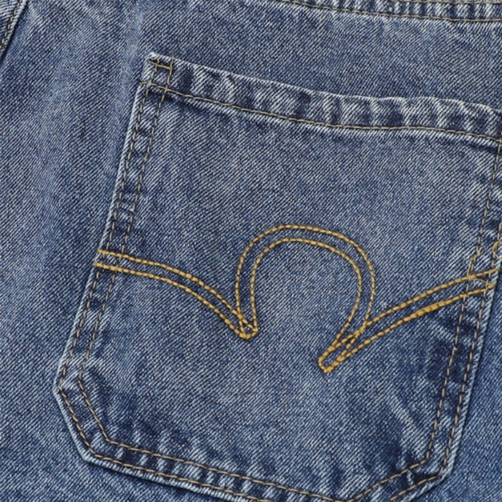 Washed Distressed Deconstructed Work Jeans - Thrashink