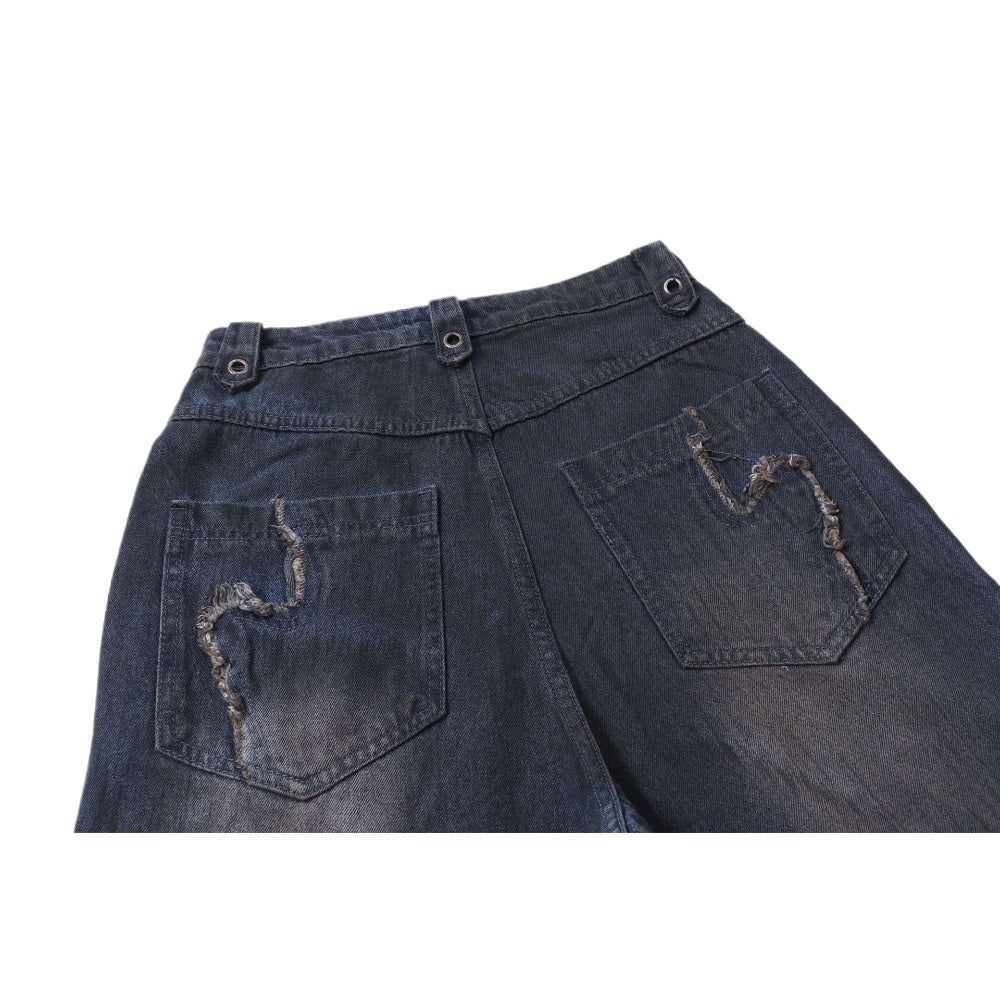 Wasteland Wide - Leg Patch Jeans - Thrashink