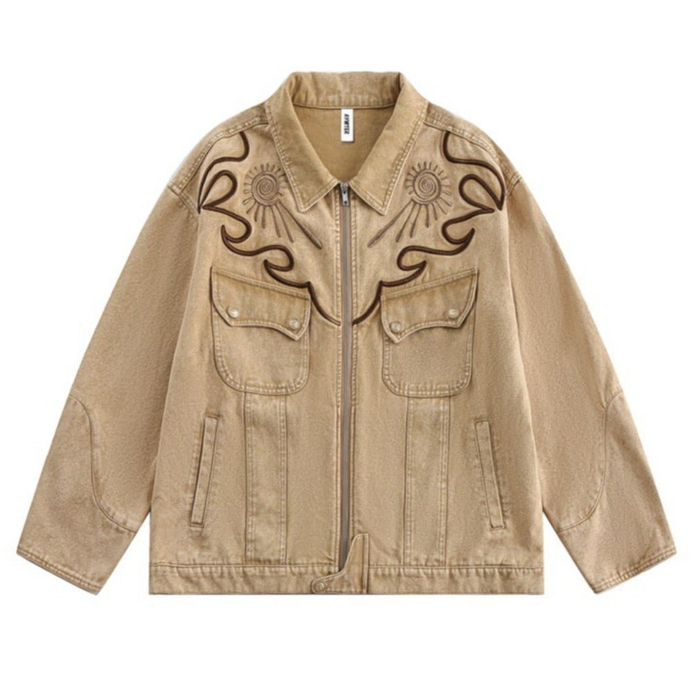Western Denim Jacket - Thrashink
