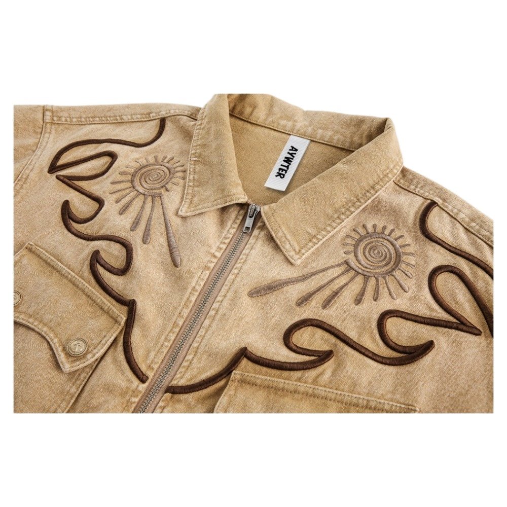 Western Denim Jacket - Thrashink