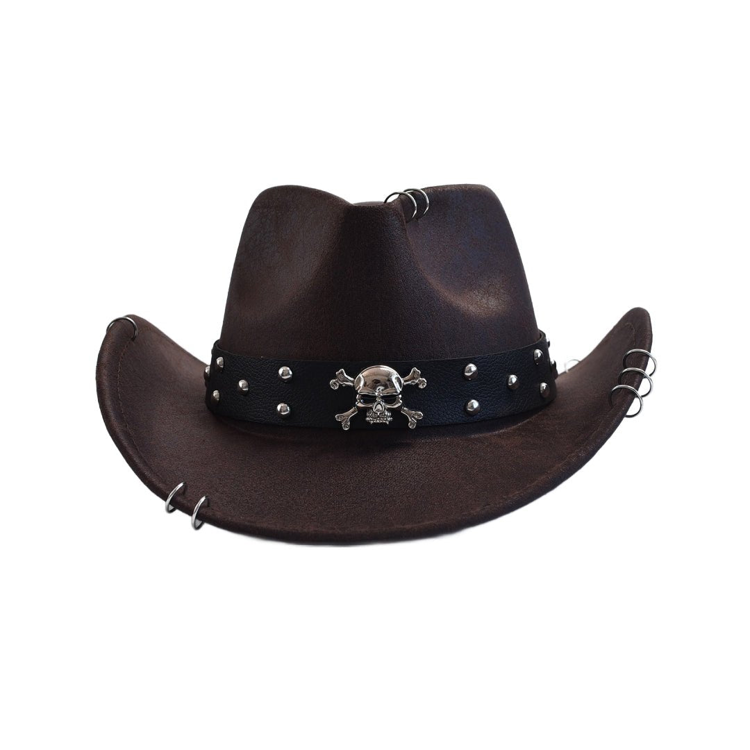 Western Skull Cowboy Hat - Thrashink