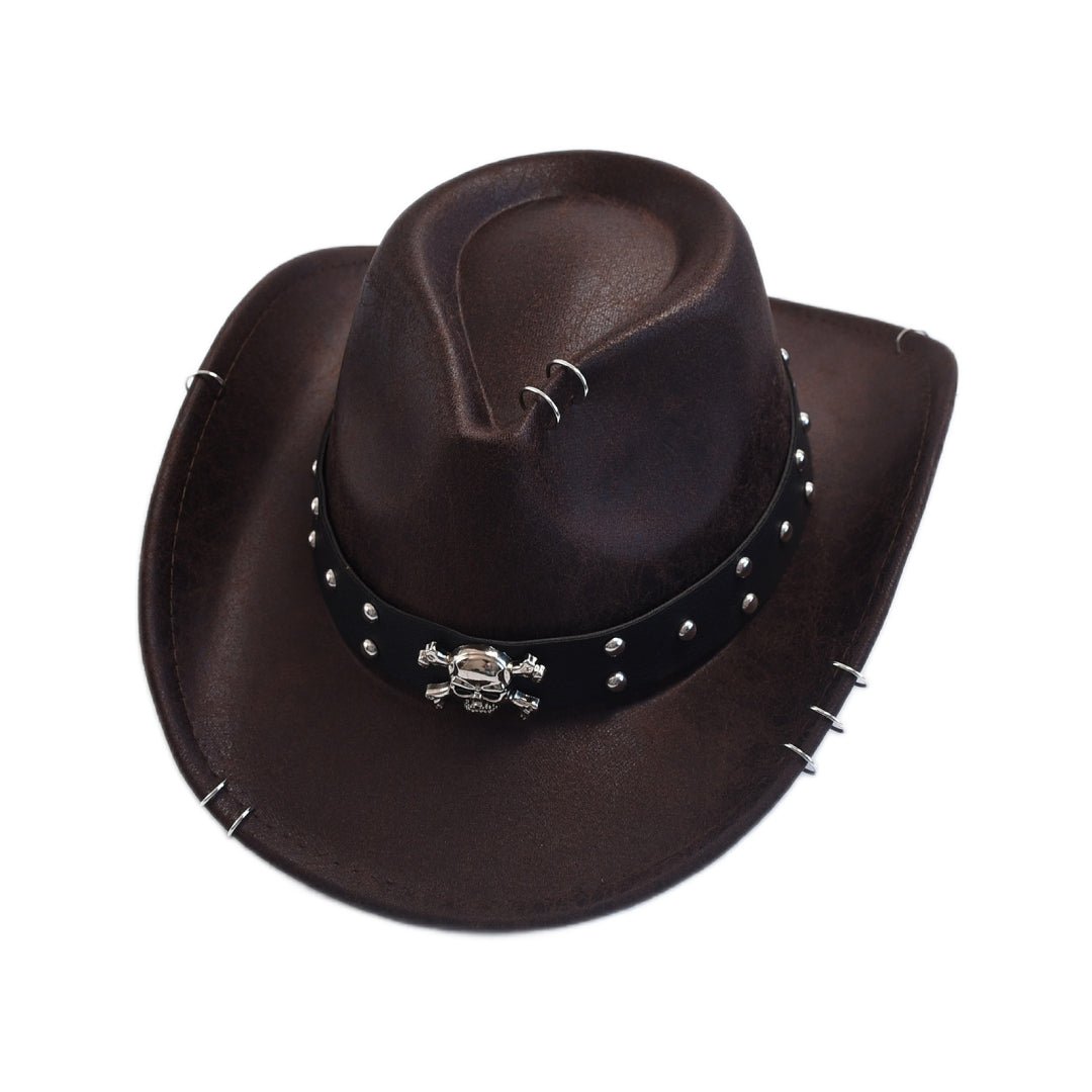 Western Skull Cowboy Hat - Thrashink